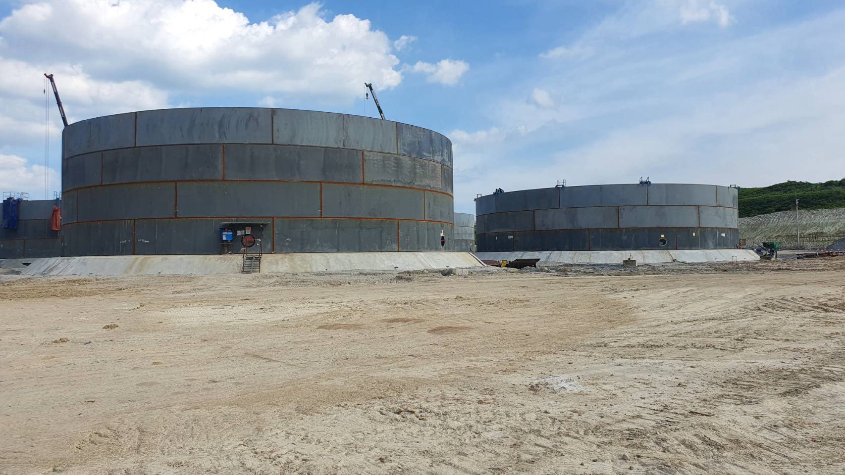 ก่อสร้างคลังน้ำมัน บ. NFCT มาบตาพุดคืบหน้า พร้อมเปิดบริการปี 2564