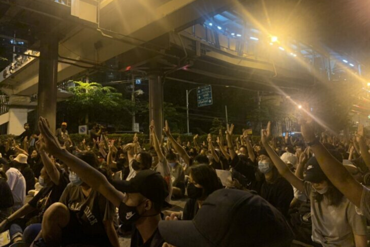“ม็อบอุดมสุข” ชู 3 ข้อเรียกร้อง จี้ “ประยุทธ์” หากรักประชาชนต้องลาออก