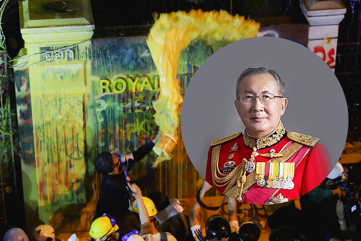 ‘ม.จ.จุลเจิม’ ชงใช้ ม.112 จัดการม็อบราษฎรพ่นสี สำนักงานตำรวจแห่งชาติ