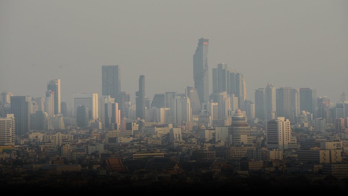 วันนี้ค่าฝุ่น PM 2.5 เกินมาตรฐานที่ กทม.-สมุทรสาคร-หนองคาย