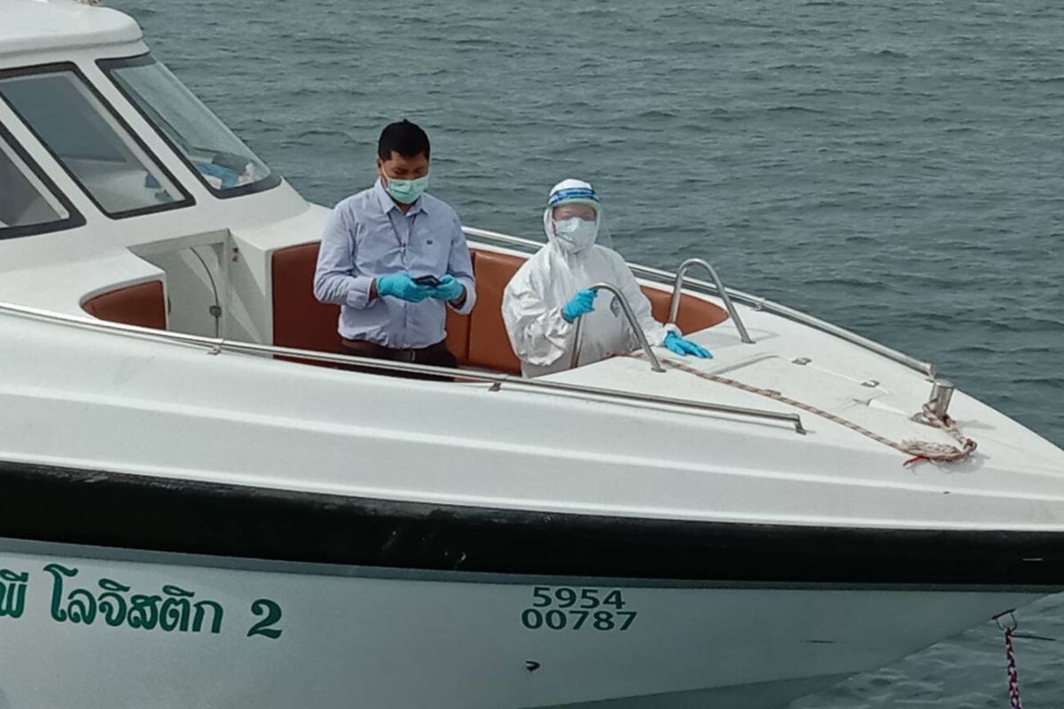 ทัพเรือภาค 3 คุมเข้ม เรือยอร์ช ”ออสเตรีย-มาเลย์” จอดกักตัว ”ภูเก็ต”
