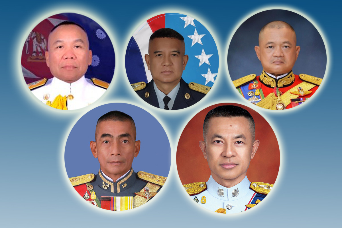 โปรดเกล้าฯ แต่งตั้ง 5 ผบ.เหล่าทัพ นั่ง ส.ว. ตามตำแหน่ง