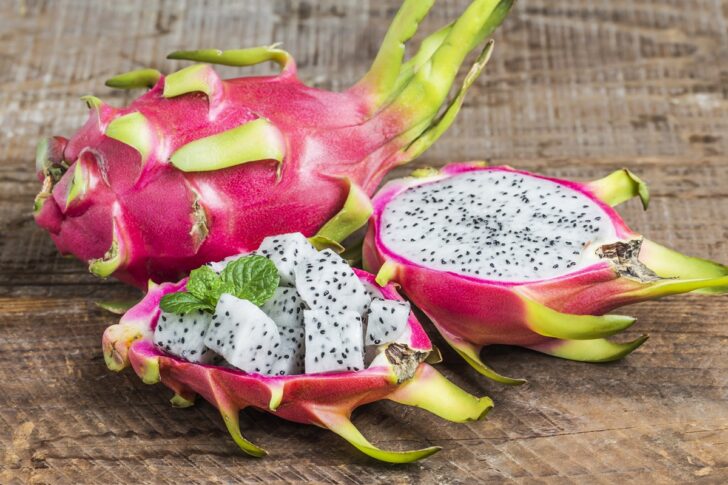 Dragon fruit for dessert,pitaya