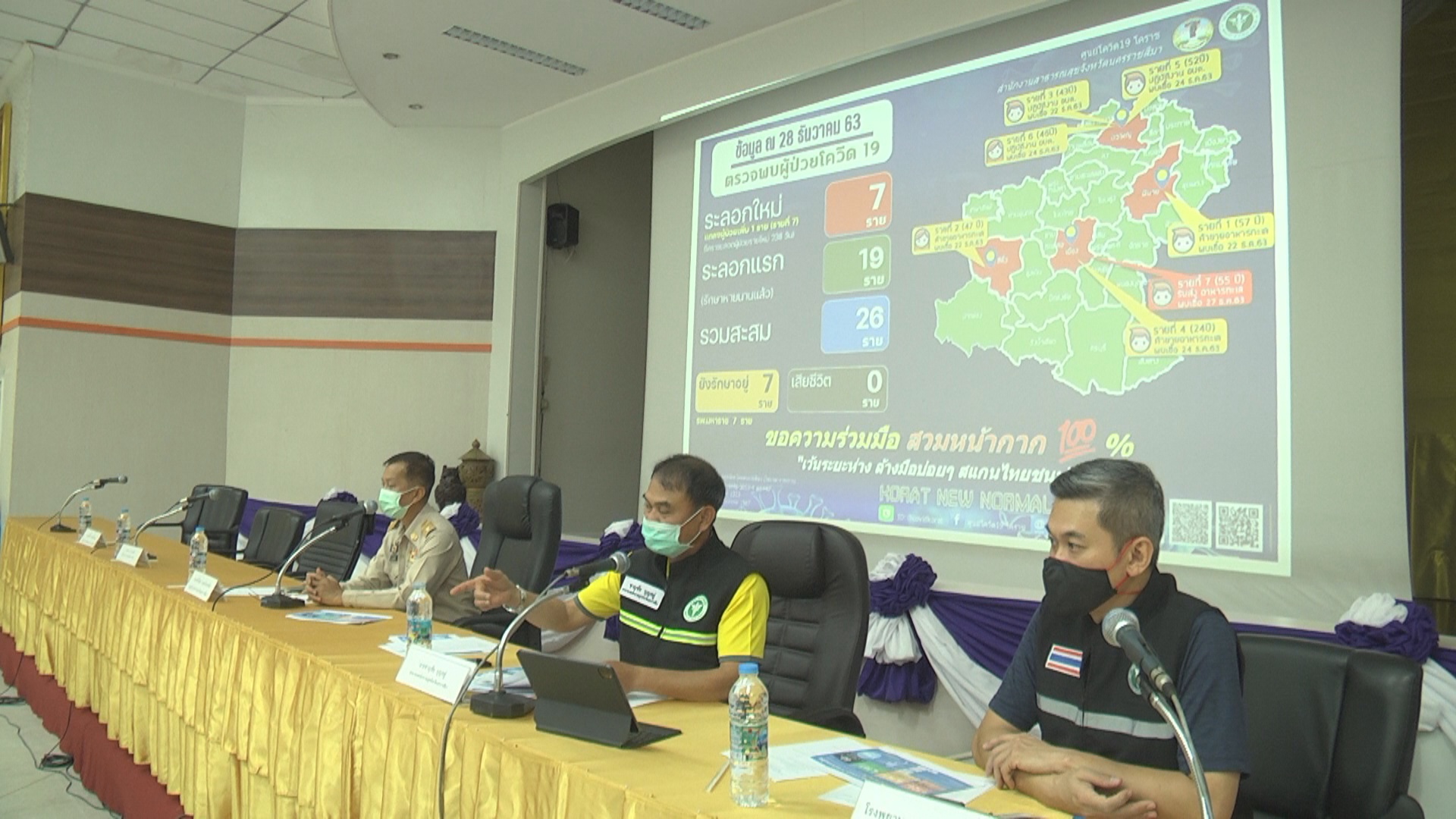 โคราชพบผู้ติดโควิดเพิ่มอีก 1 ราย อาชีพขับรถรับส่งอาหารทะเลหลายพื้นที่