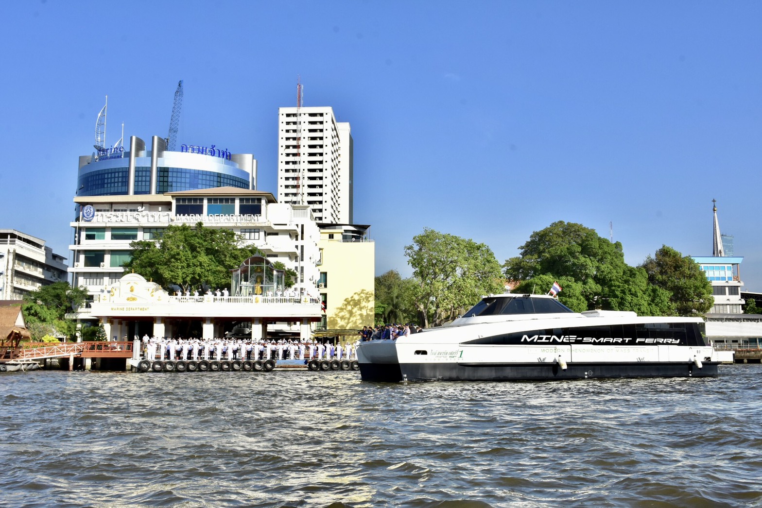 เริ่มวันนี้! เรือไฟฟ้า “พระราม 5-สาทร” ฟรีถึงวาเลนไทน์ ก่อนเก็บ 20 บาทตลอดสาย