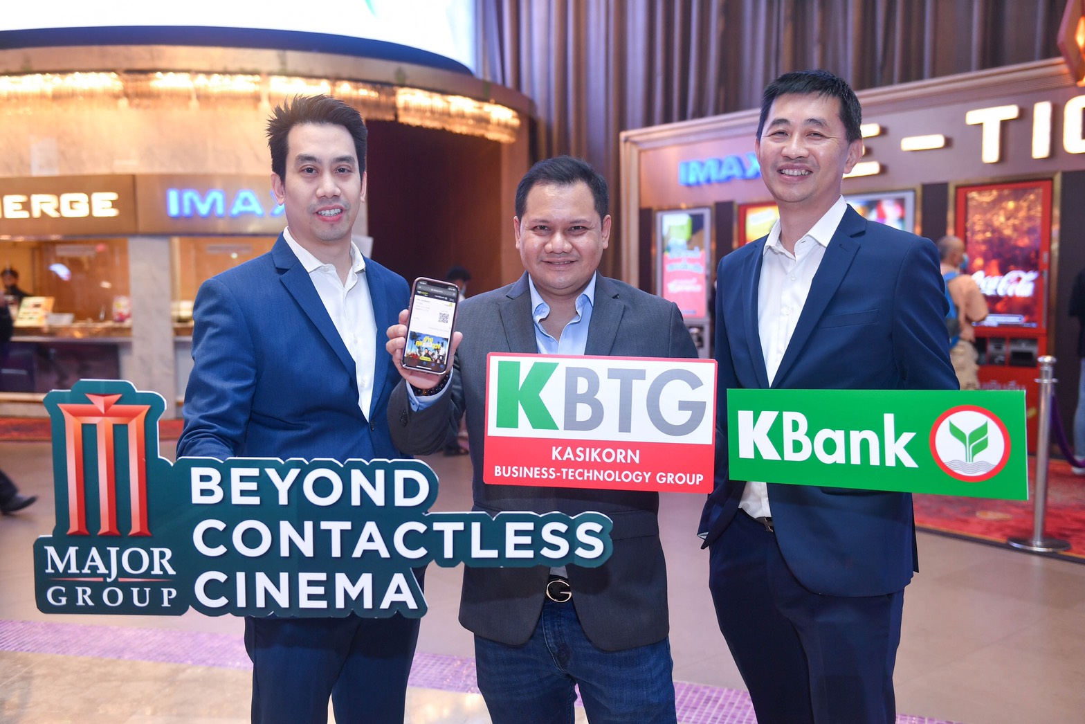 KBTG ผนึก เมเจอร์ นำเทคโนโลยีไร้สัมผัสซื้อตั๋วหนัง รายแรกในไทย