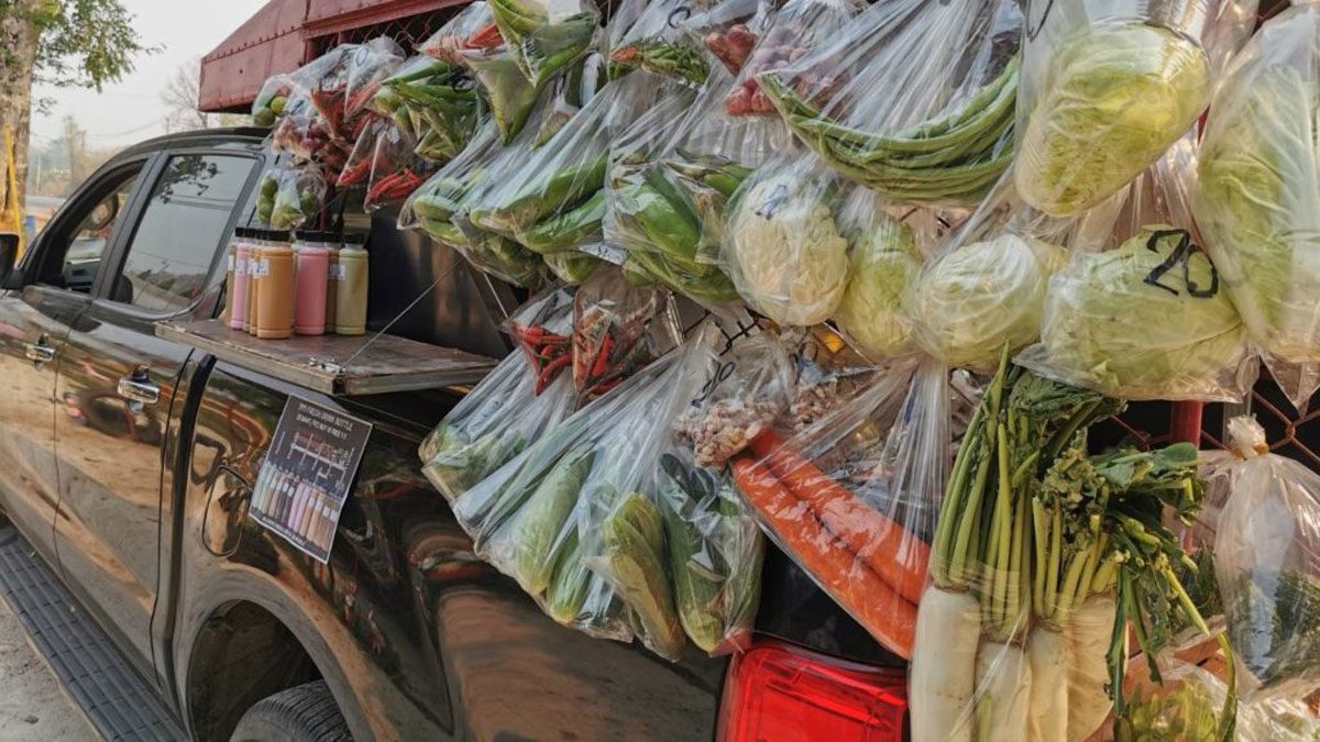 รถพุ่มพวง-รถเร่ขายของ