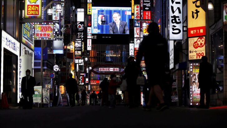 Japan's PM Suga declares a state of emergency for Tokyo and three neighbouring prefectures