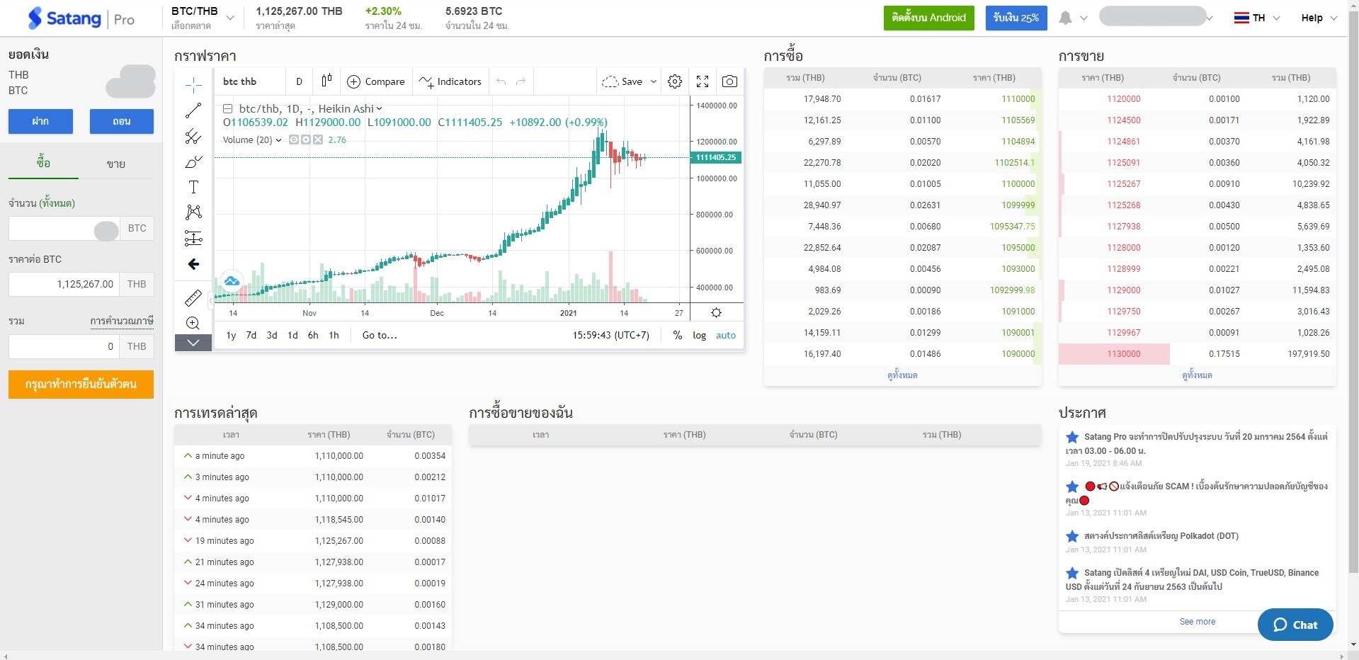 Satang Pro Exchange