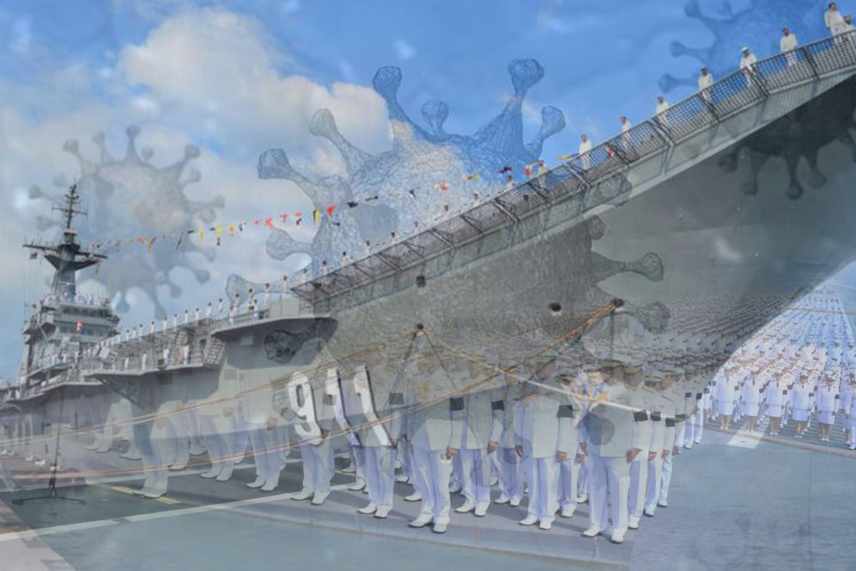กองทัพเรือ ไม่พบ “โควิด” กำลังพลเรือหลวงจักรีนฤเบศร 270 นาย