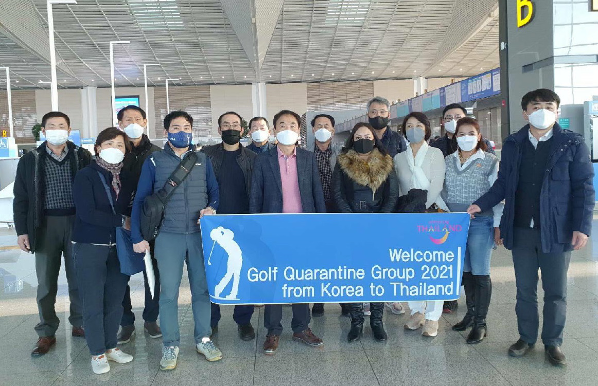 ประเดิมก๊วนแรก นักกอล์ฟเกาหลี 41 คน เข้าพัก-กักตัว Golf Quarantine