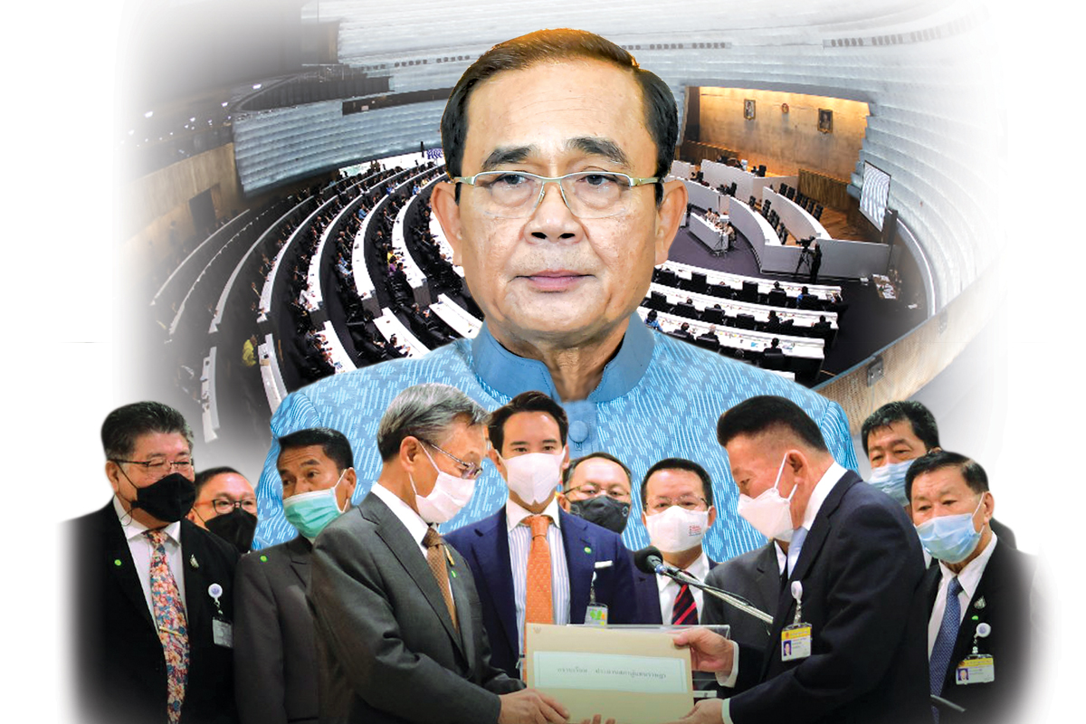 “ญัตติฝ่ายค้าน”  ร้อนแรง องครักษ์พิทักษ์ “ประยุทธ์” ย้อนศร ม.112