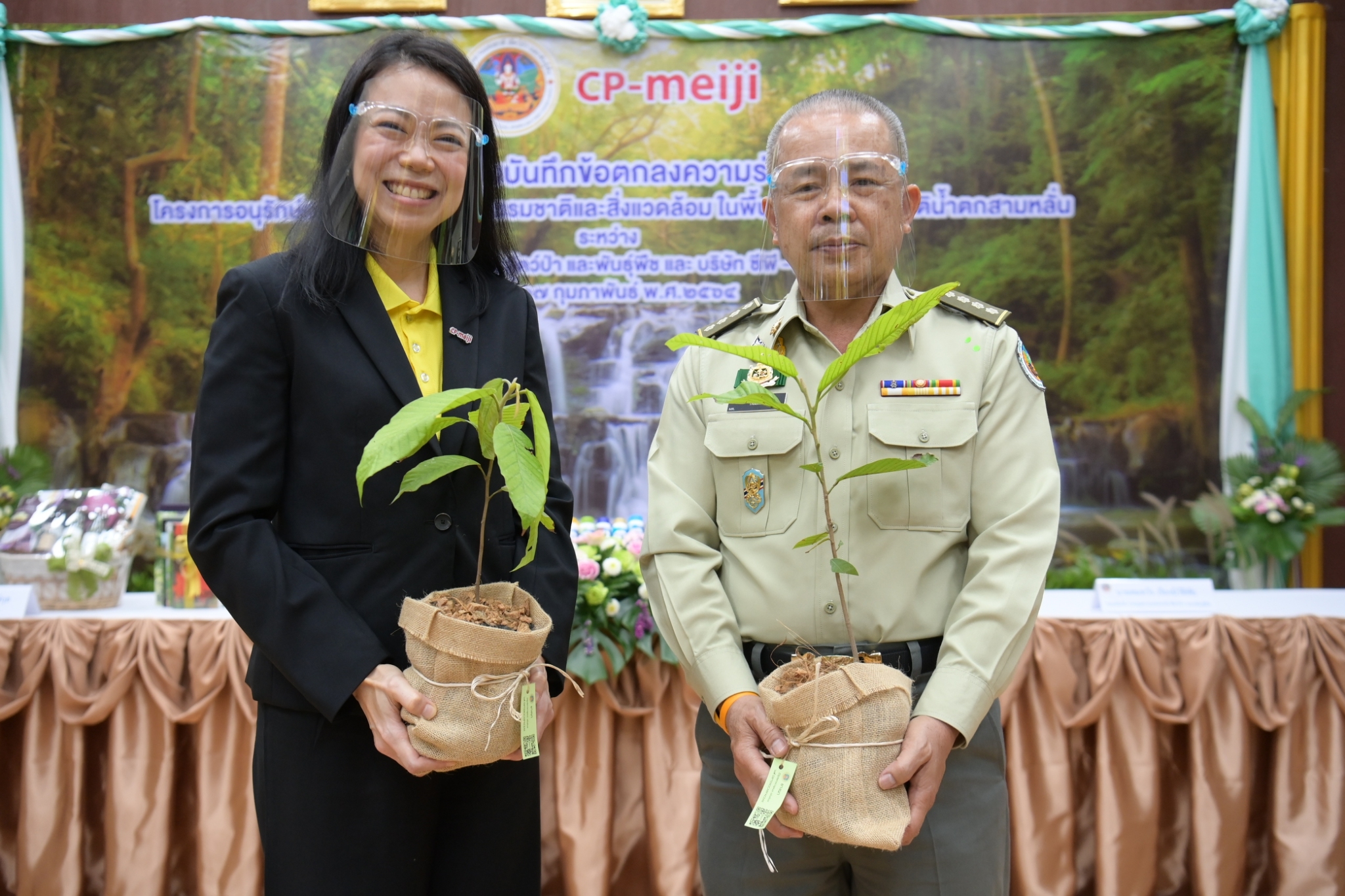 กรมอุทยานแห่งชาติฯ ลงนาม MoU ซีพี-เมจิ เพิ่มพื้นที่สีเขียว ในพื้นที่อุทยานแห่งชาติสามหลั่น จ.สระบุรี
