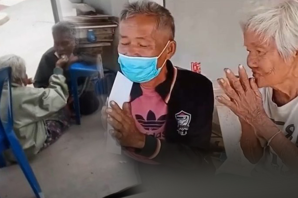 ชาวเน็ตแห่บริจาคทะลุ 5 ล้าน “แม่-ลูก” ป้อนข้าว รอลงทะเบียนเราชนะ