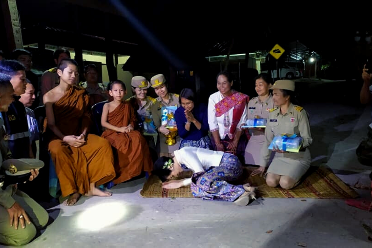 เจ้าคุณพระสินีนาฏ ปวารณาตนเป็นโยมอุปัฏฐาก สามเณรอุทุมพร