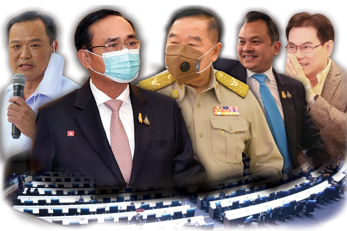 “บิ๊กป้อม” สยบทุกก๊กในรัฐบาล เคลียร์ศึกพลังประชารัฐ ฝ่าสมรภูมิซักฟอก