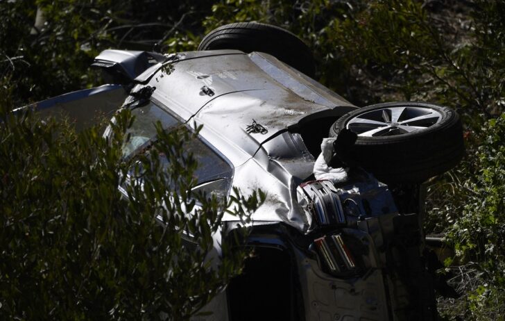 Golf-USPGA-Woods-accident