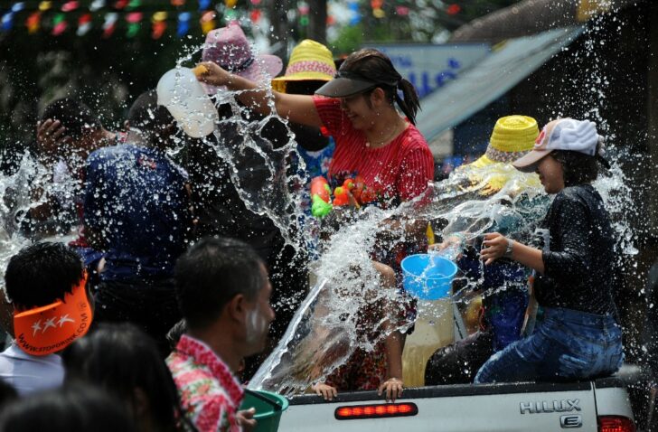 THAILAND-FESTIVAL-LIFESTYLE-SONGKRAN This image is not belong to us