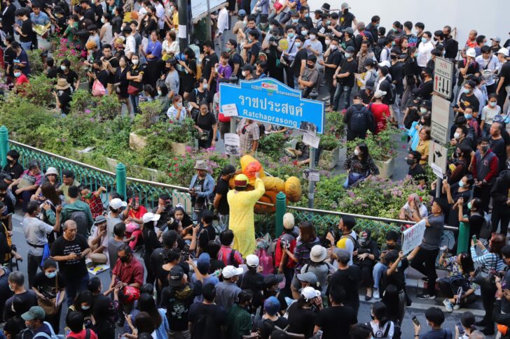 ม็อบนัด24มีนาที่แยกราชประสงค์ ม็อบนัด24มีนาที่แยกราชประสงค์