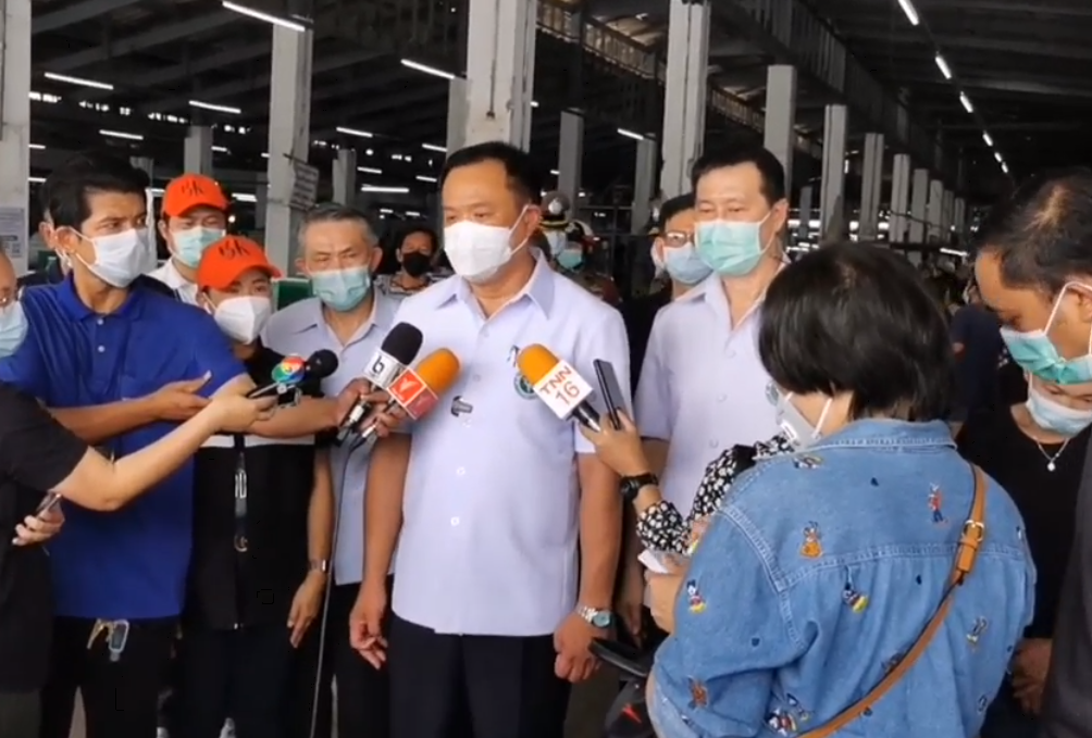 “อนุทิน” ลงพื้นที่ตลาดบางแค กำหนดเป็นพื้นที่เสี่ยงเตรียมจัดสรรวัคซีนฉีดเพิ่ม