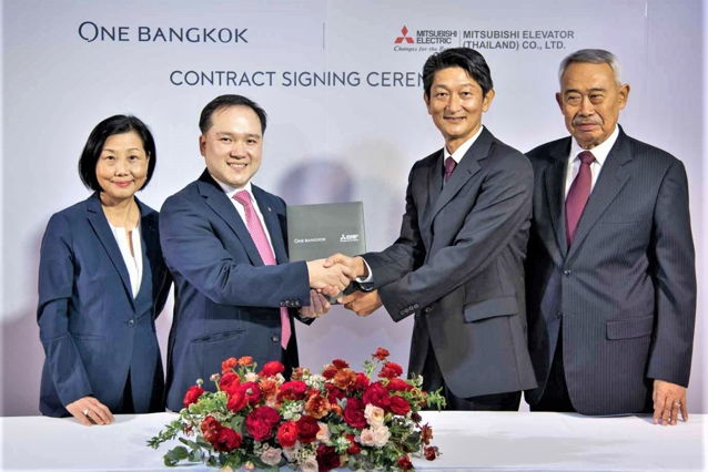 “มิตซูบิชิ เอลเลเวเตอร์” ได้รับความมั่นใจจาก วัน แบงค็อก (One Bangkok)