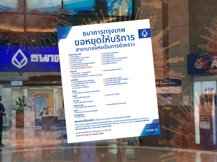 ปิด 31 สาขาแบงก์กรุงเทพ ปิด 31 สาขาแบงก์กรุงเทพ