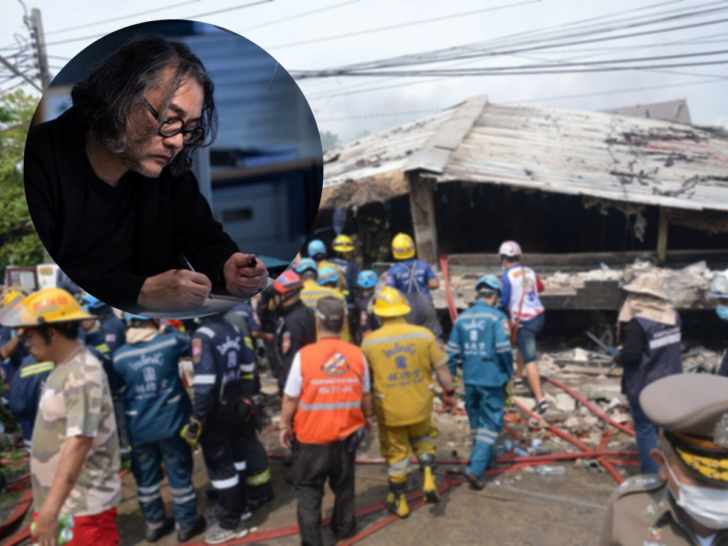 ด้วงชี้เรื่องไฟไหม้อาคารถล่ม ไม่มีเวลาหนีทัน