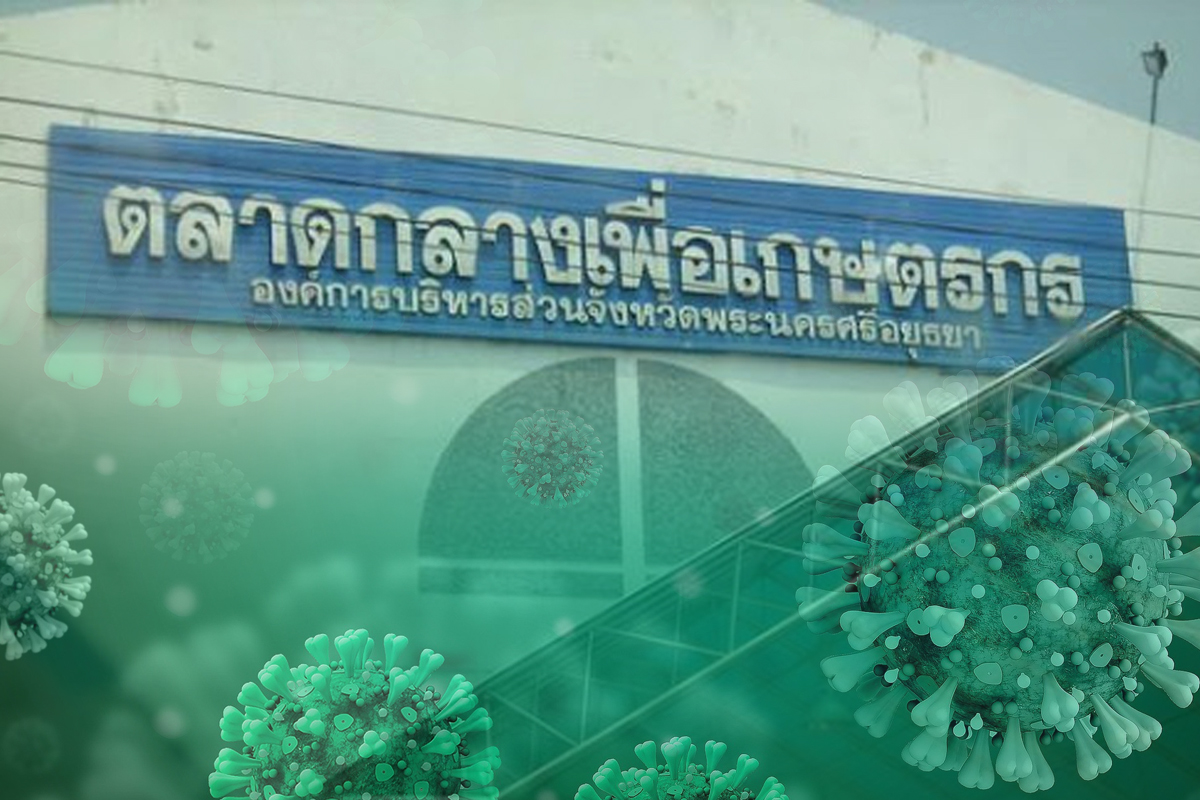 อยุธยา ติดโควิดวันนี้ (22 เม.ย.) 24 ราย ยังพบจากตลาดกลางกุ้งอยุธยา