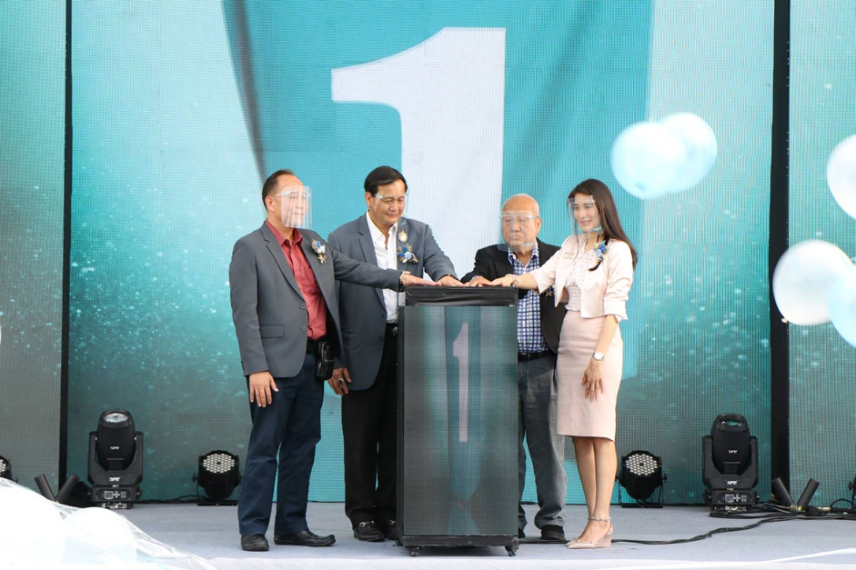 บริษัทเมืองเศรษฐกิจพอเพียง ทำบุญเปิดโรงงาน “SKYMED” ศรีราชา