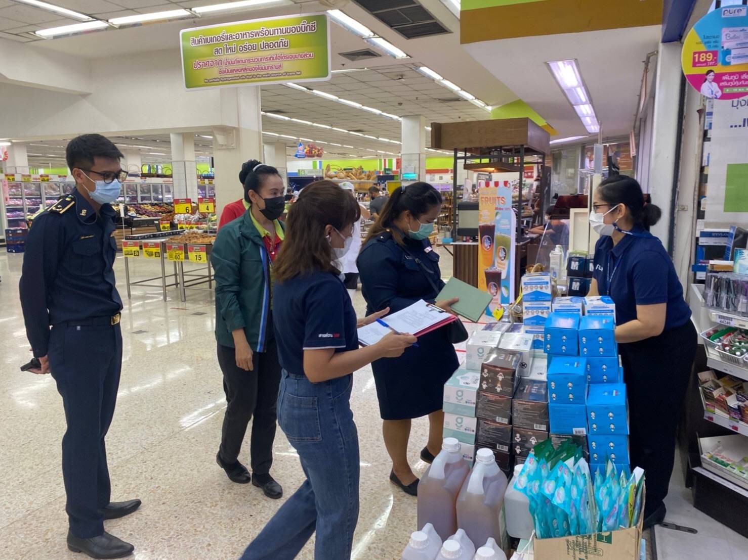 กรมการค้าภายใน ลุยตรวจเข้ม หน้ากากอนามัย-เจลแอลกอฮอล์