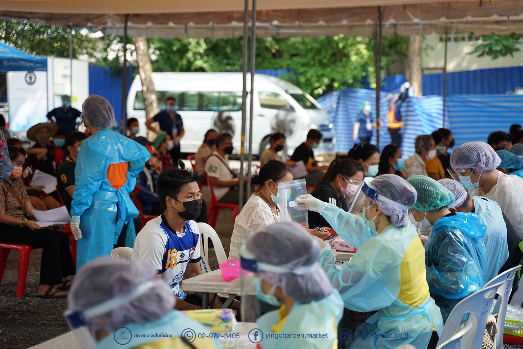 ตลาดยิ่งเจริญ ติดโควิดเพิ่ม 47 ราย พบแรงงานข้ามชาติมากกว่าคนไทย