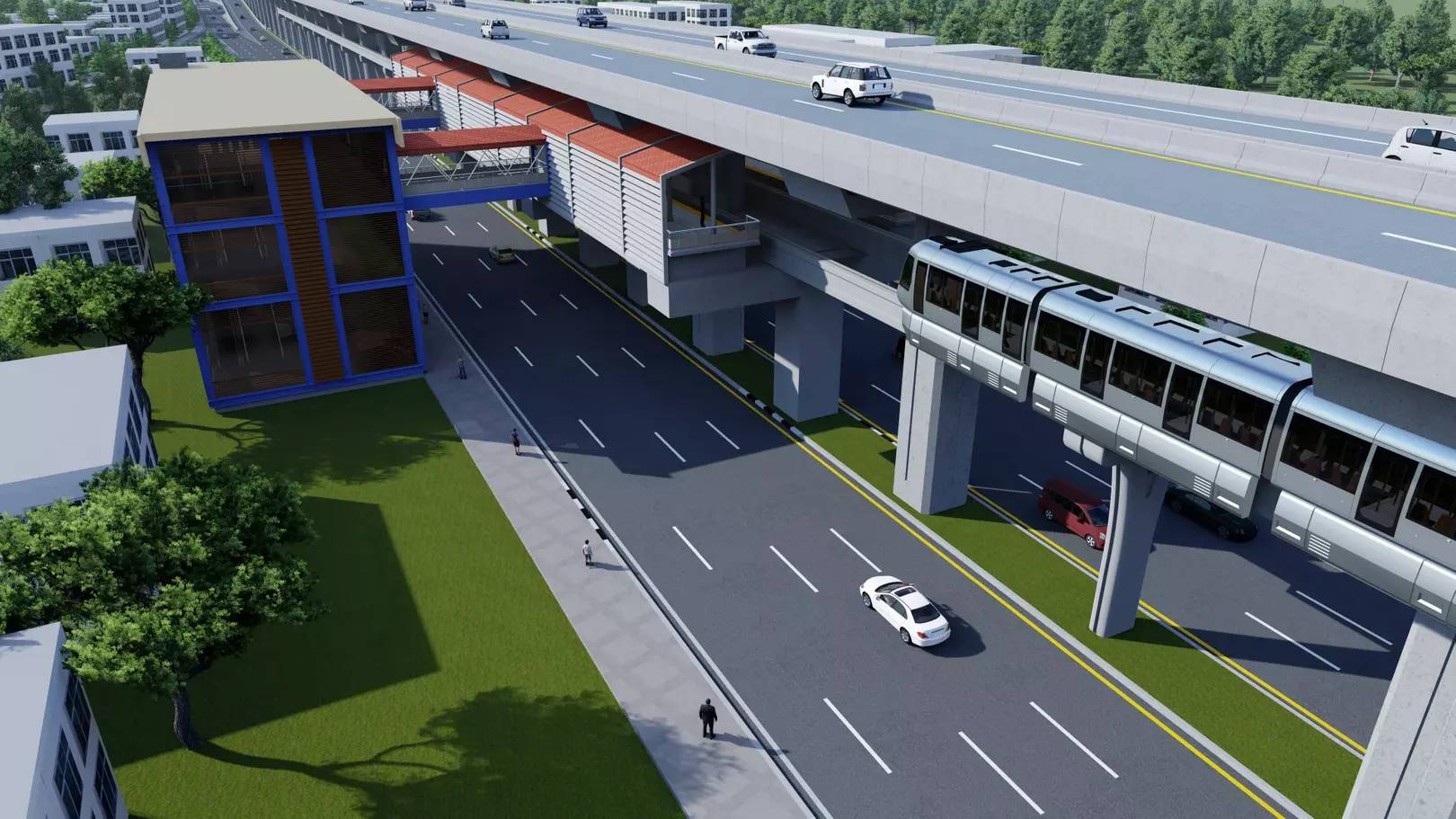 บอร์ด รฟม. เคาะสร้างรถไฟฟ้า “สีน้ำตาล” ใช้ตอม่อร่วมทางด่วนขั้นที่ 3