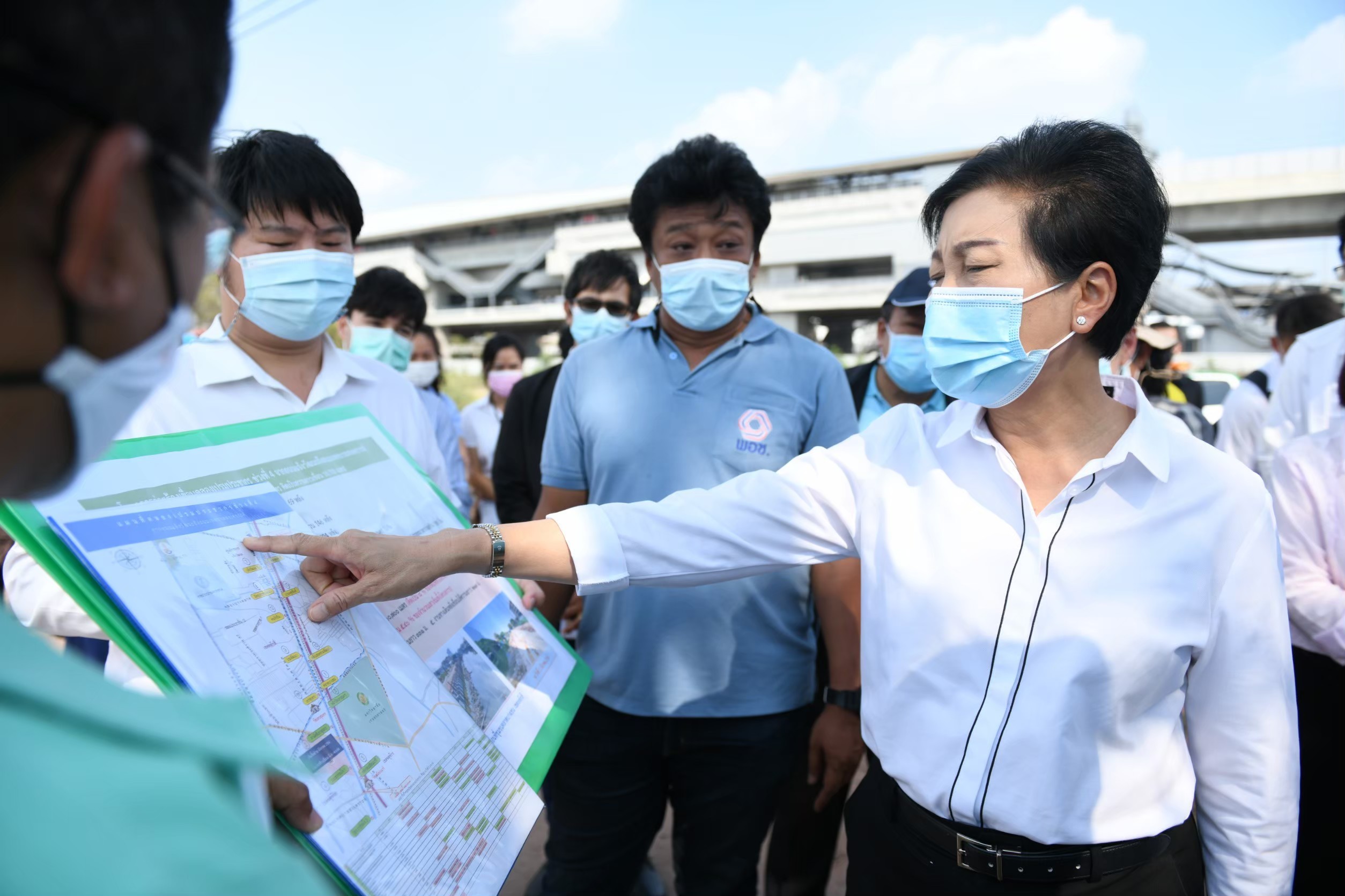 กทม. ตรวจการบ้าน 8 จุด ไซต์งานก่อสร้างแนวรถไฟฟ้า รับมือหน้าฝน