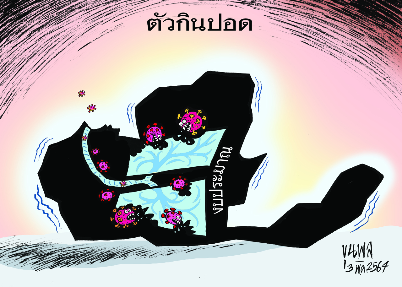 การ์ตูนขุนพล : งบประมาณ ตัวกินปอด