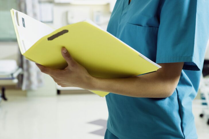 Doctor with a Medical Chart
