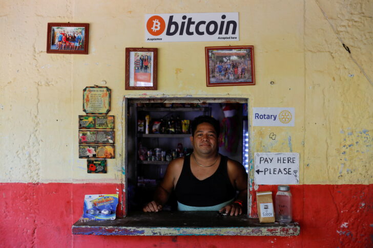 People use Bitcoin in El Zonte Beach in Chiltiupan, El Salvador
