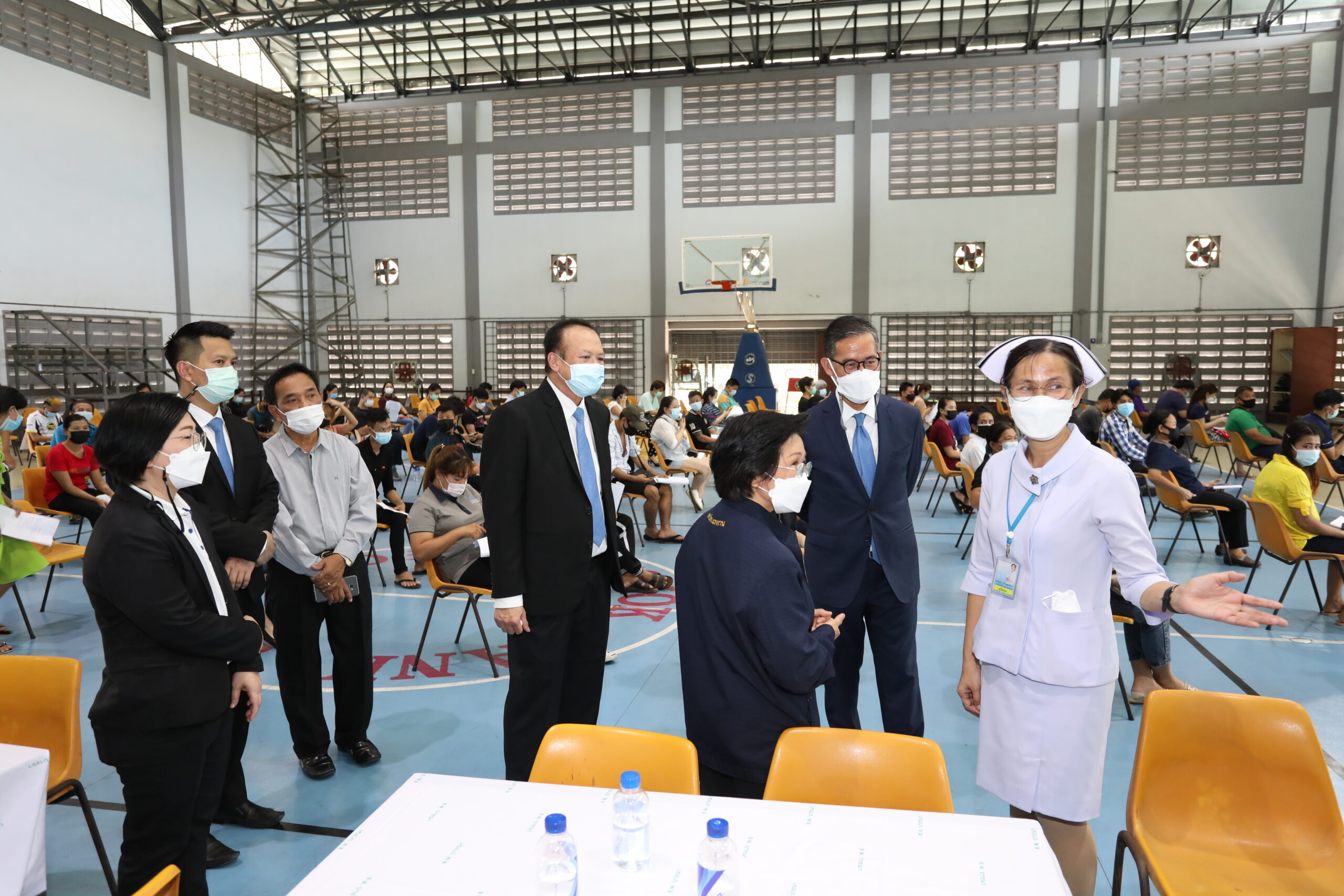 สโมสรธนาคารกรุงเทพ เปิดให้บริการฉีดวัคซีนผู้ประกันตน ม.33