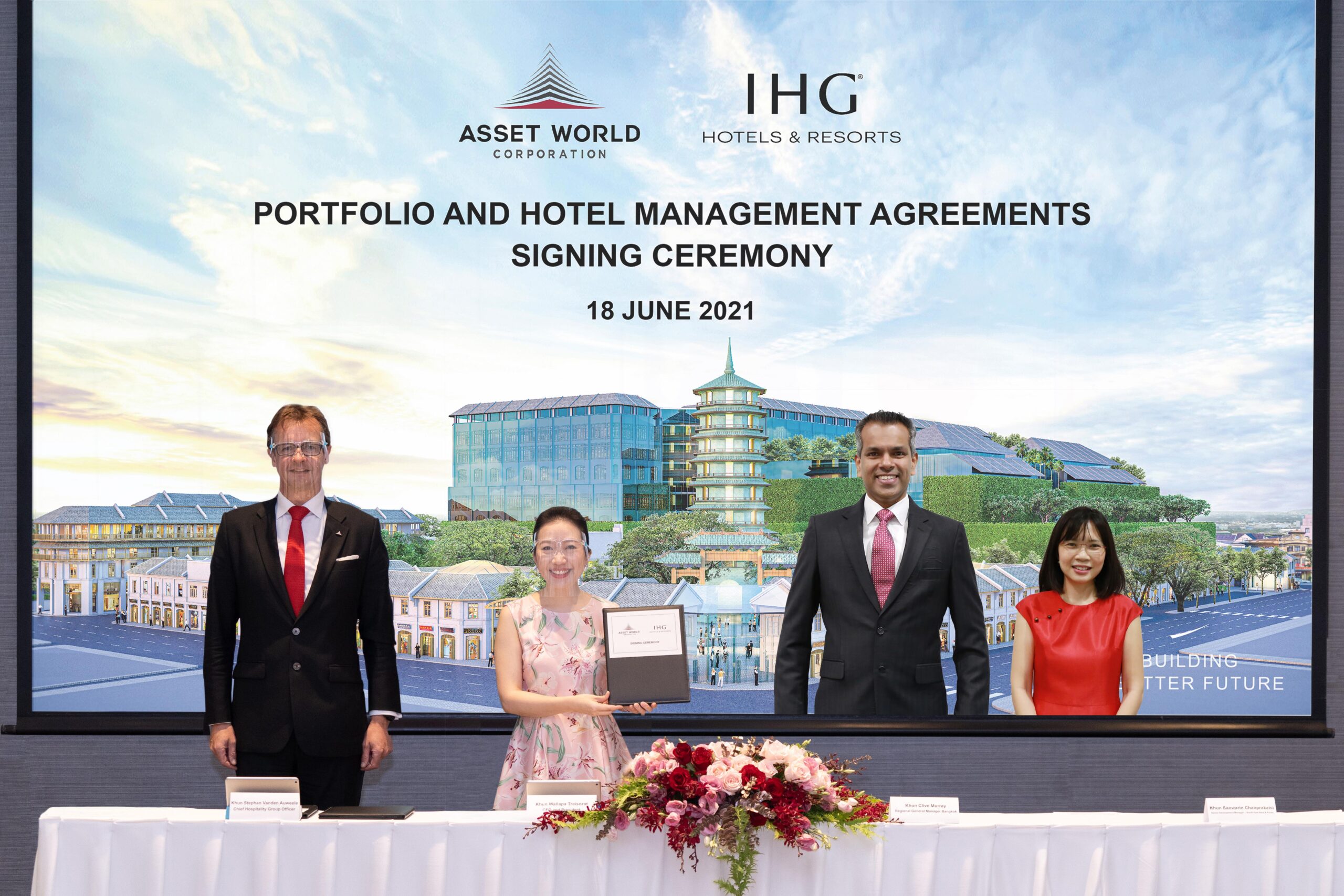 AWC ลงนามบริหารโรงแรมและรีสอร์ต 5 แห่งเครือ IHG-อินเตอร์คอนติเนนตัล กรุ๊ป