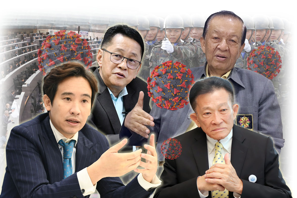 ฝ่ายค้านเร่งเครื่องล้ม “ประยุทธ์” ฉกข้อมูลไม่ไว้วางใจ วัคซีน-กองทัพ