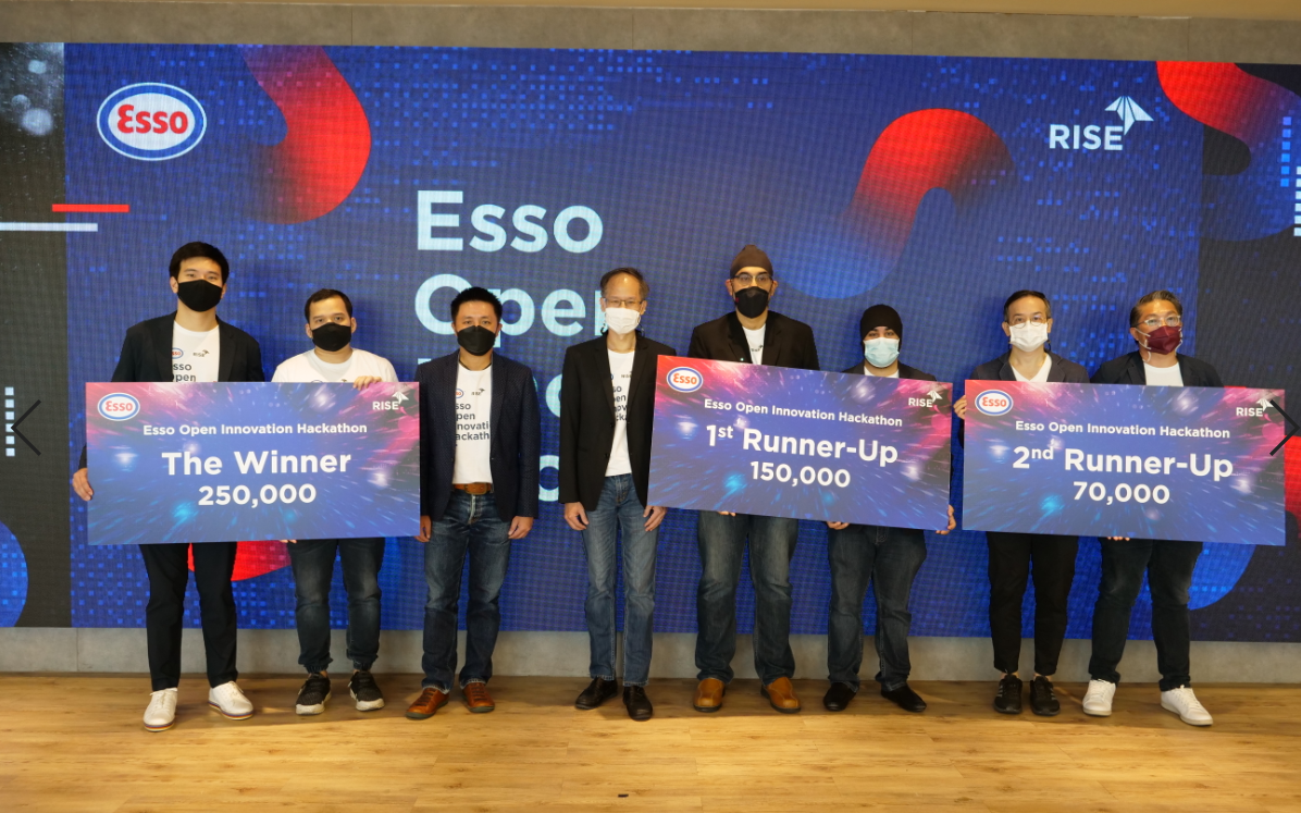 เอสโซ่และเอ็กซอนโมบิล มอบรางวัลแก่ ผู้ชนะ โครงการ Esso Open Innovation Hackathon ครั้งแรก