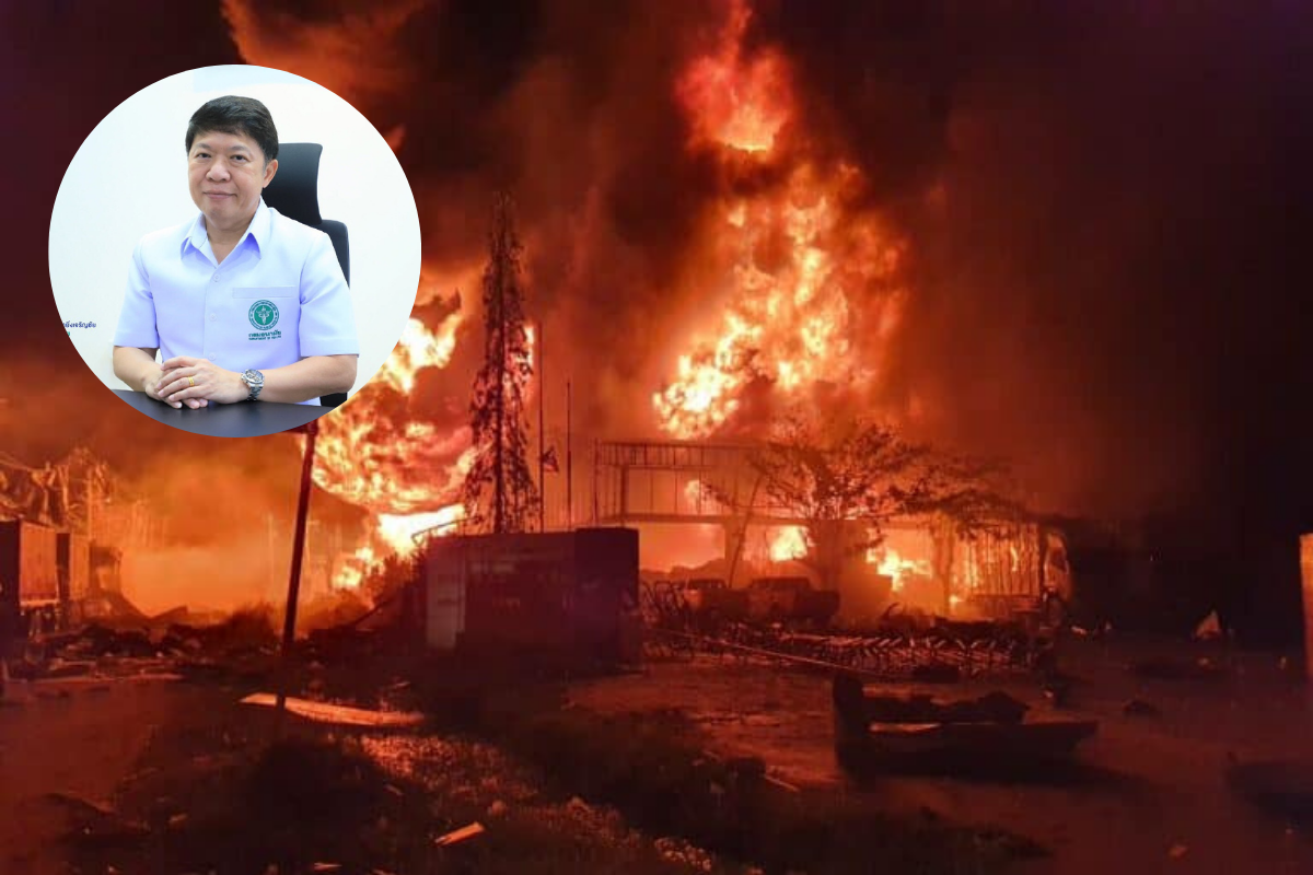 ไฟไหม้โรงงานกิ่งแก้ว กรมอนามัย  แนะวิธีป้องกัน ห่วงชุมชนใกล้เคียง
