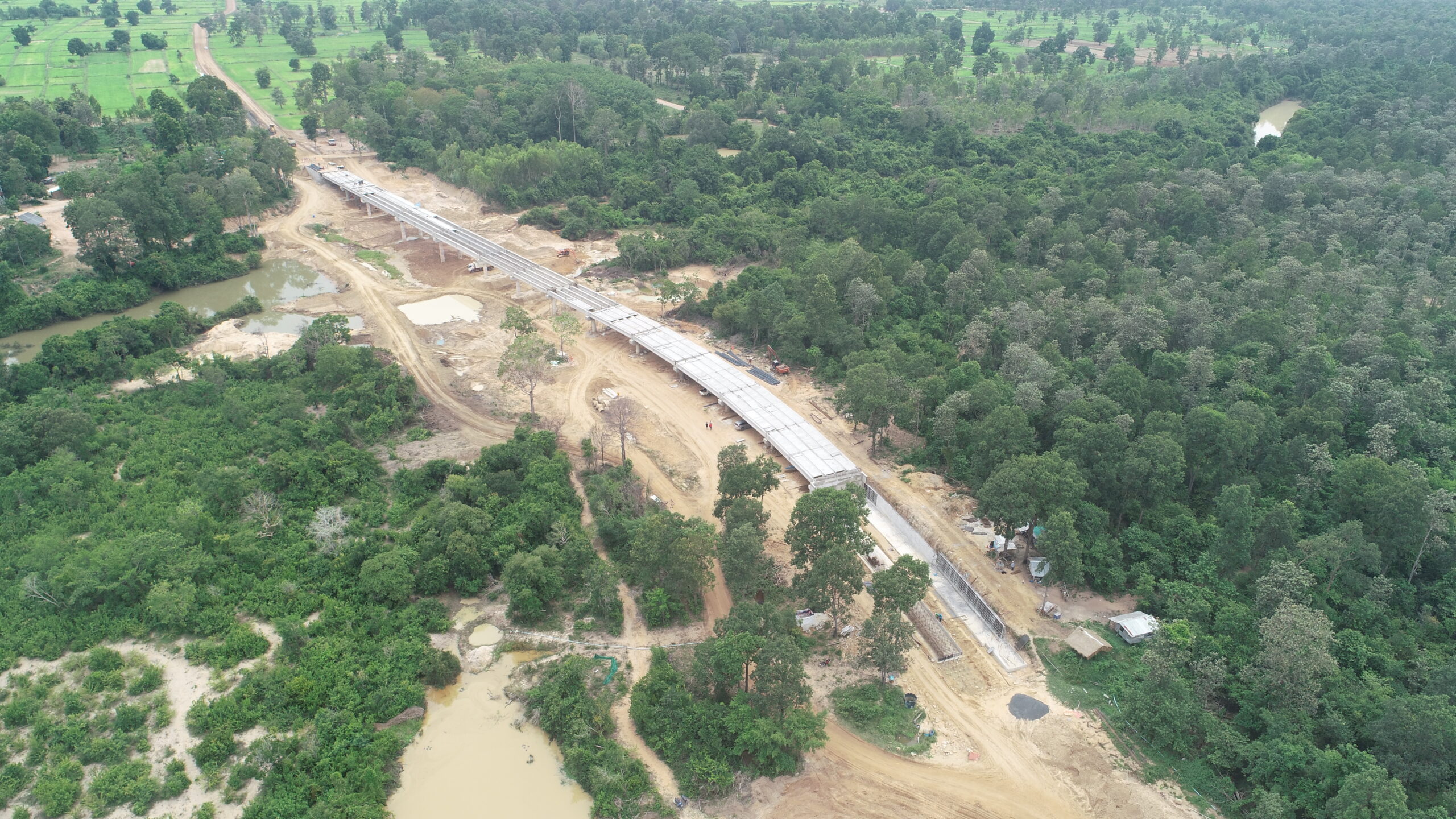 สร้างสะพานข้ามแม่น้ำชี อ.เมือง สุรินทร์-อ.กระสัง บุรีรัมย์ ร่นการเดินทาง 21 กม.