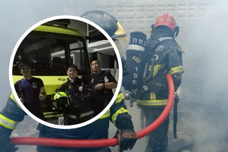 3 นักดับเพลิง