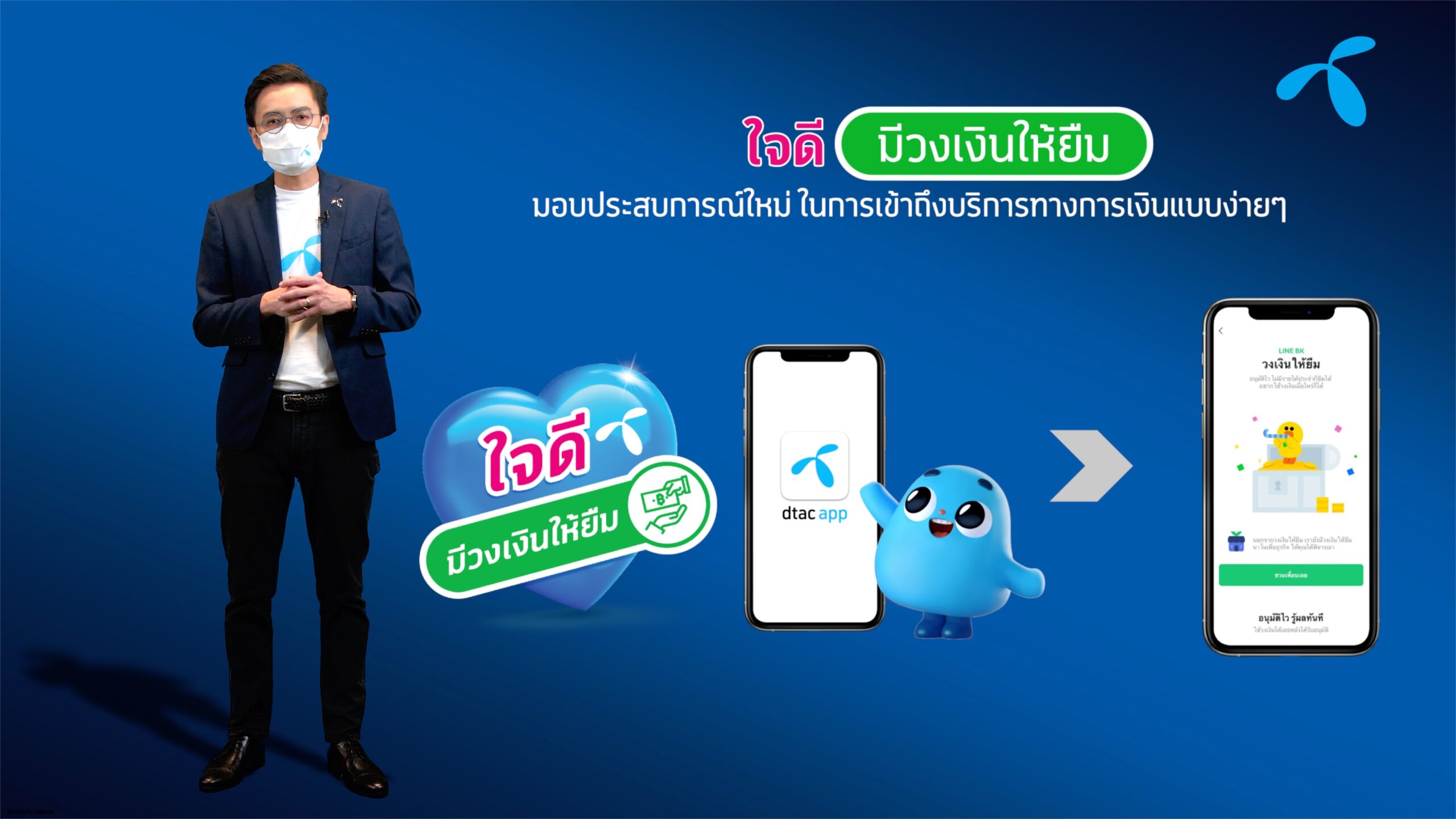 ดีแทค ต่อยอดบริการใจดี ให้ยืมเงินสดได้สูงสุด 8 แสนบาท – IT