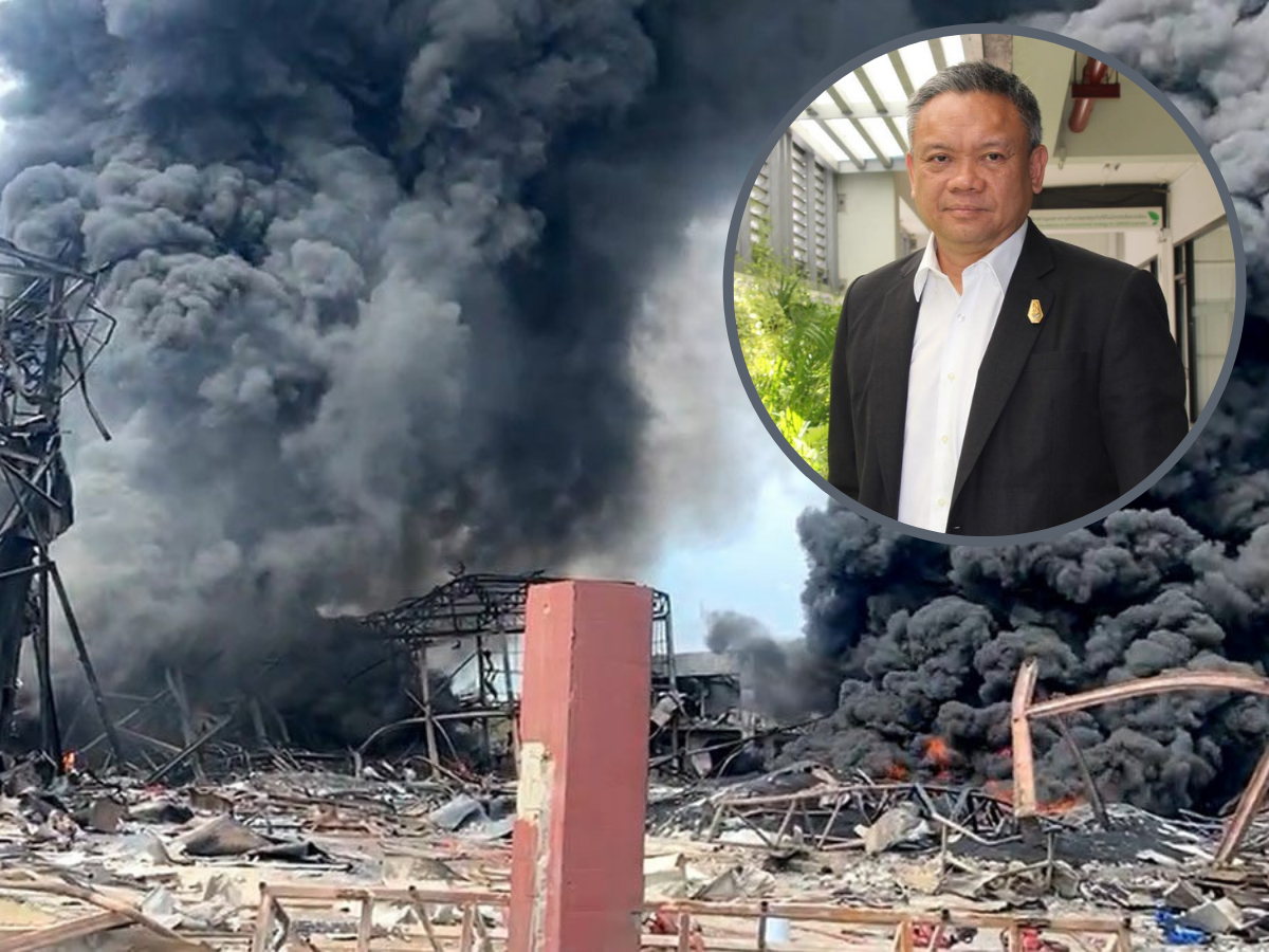 คณบดี ม.เกษตรฯเตือน เลี่ยงพื้นที่เหตุระเบิดโรงงานย่านกิ่งแก้ว