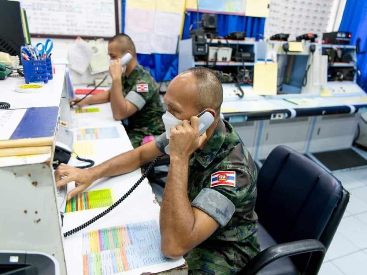 กองทัพเรือ เปิดศูนย์เคลื่อนย้ายผู้ป่วยโควิด19 จังหวัดจันทบุรี-ตราด