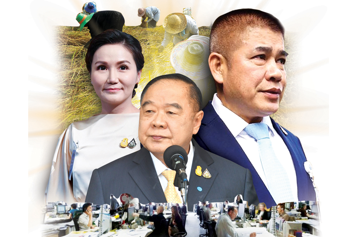ทีมเศรษฐกิจพลังประชารัฐผลัดใบ “ธรรมนัส-นฤมล” ลมใต้ปีก “ประวิตร”