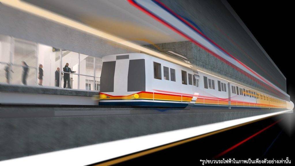 รฟม.อัพเดต ปักหมุดเปิดรถไฟฟ้าสายสีส้ม ปี 2570