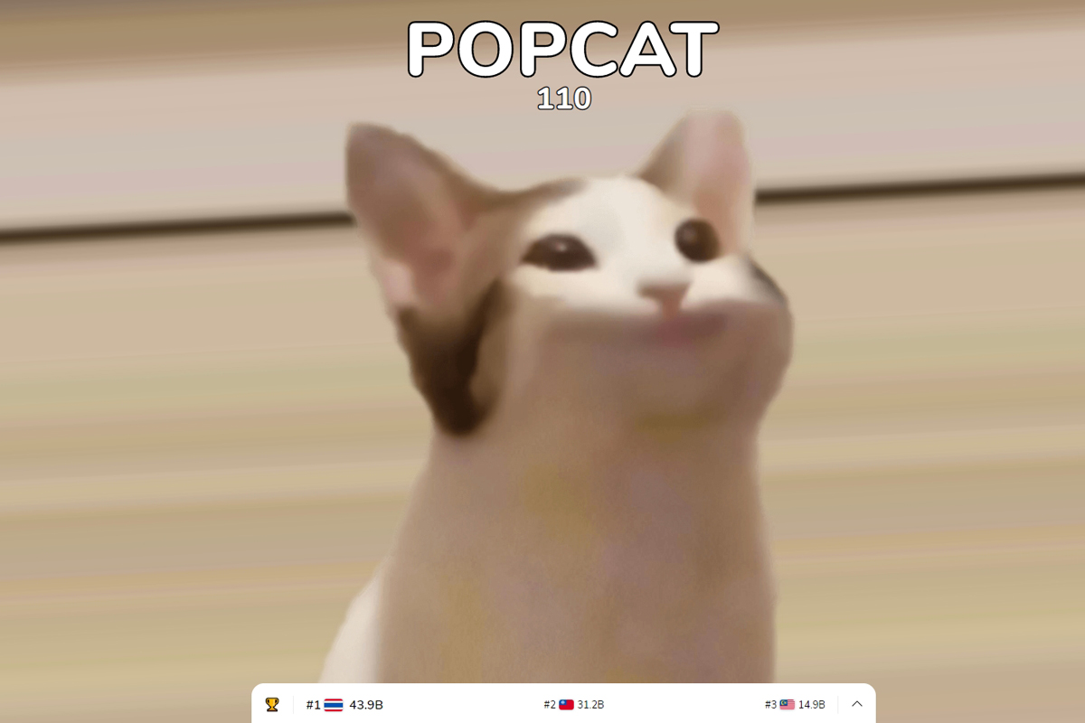 #POPCAT แมวน้อยซ่อนเล็บ เกมกด (ดัน) การเมือง จาก ชาวเน็ตไทย ถึง ชาวโลก