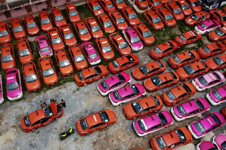 THAILAND-HEALTH-VIRUS-TRANSPORT Taxi จอดทิง-covid-19-Lockdown